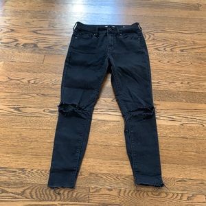 Bullhead high rise skinniest jeans, 3 short